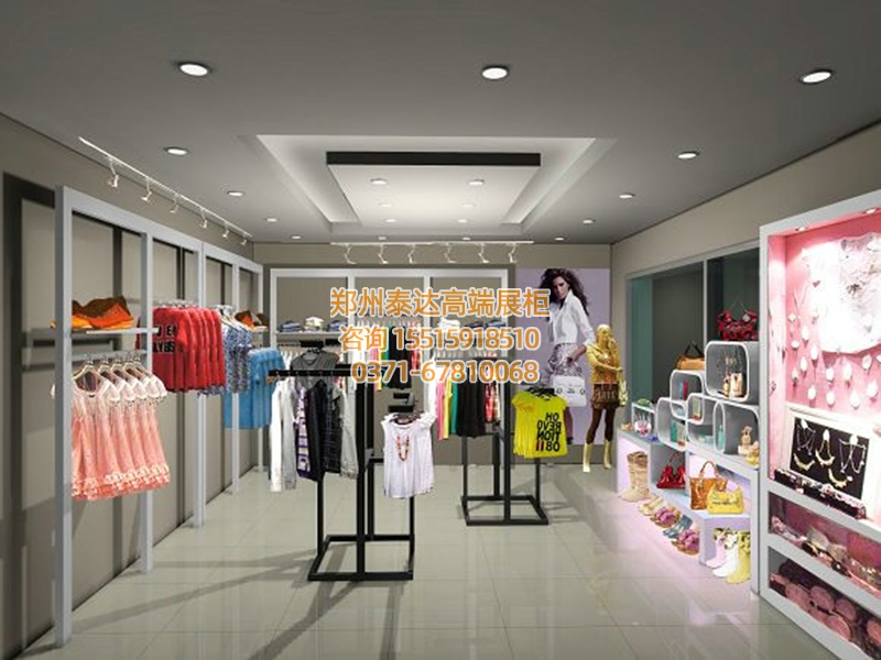 封开西宁服装店展示柜厂家